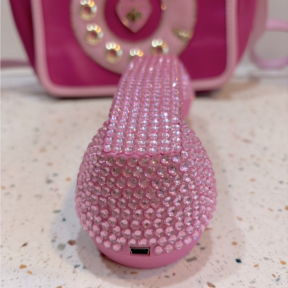 Betsey Johnson Pink Retro Telephone Crossbody Bag โโ Working Handset - Picture 13 of 16